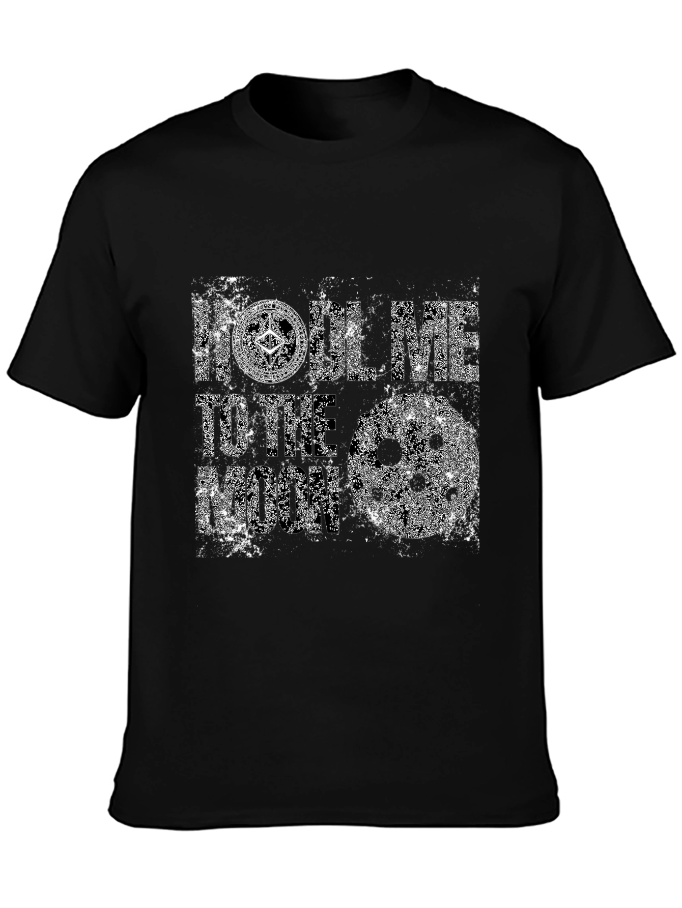 HODL Me to the Moon Black T-Shirt