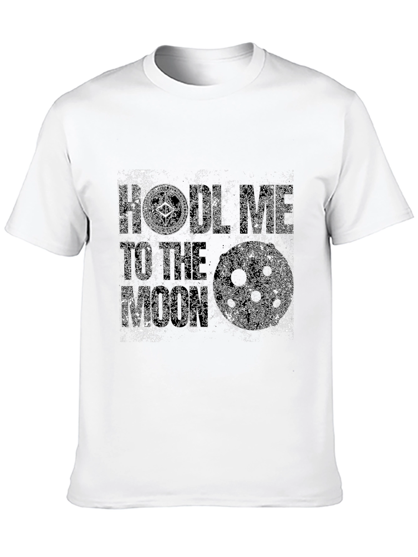 HODL Me to the Moon Black T-Shirt