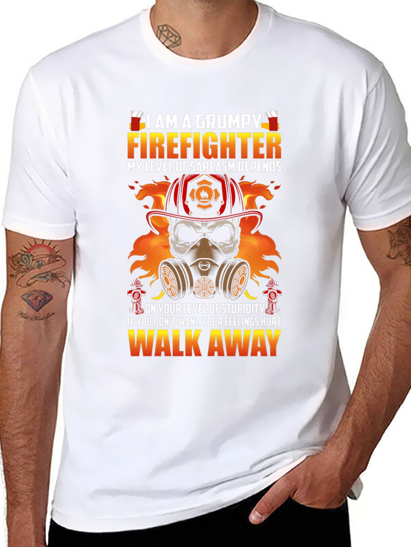 Grumpy Firefighter Sarcasm T-Shirt