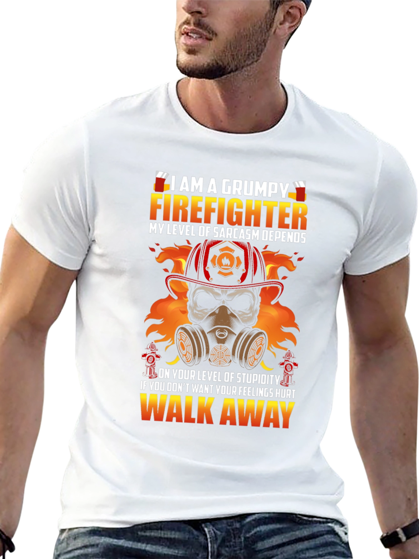 Grumpy Firefighter Sarcasm T-Shirt
