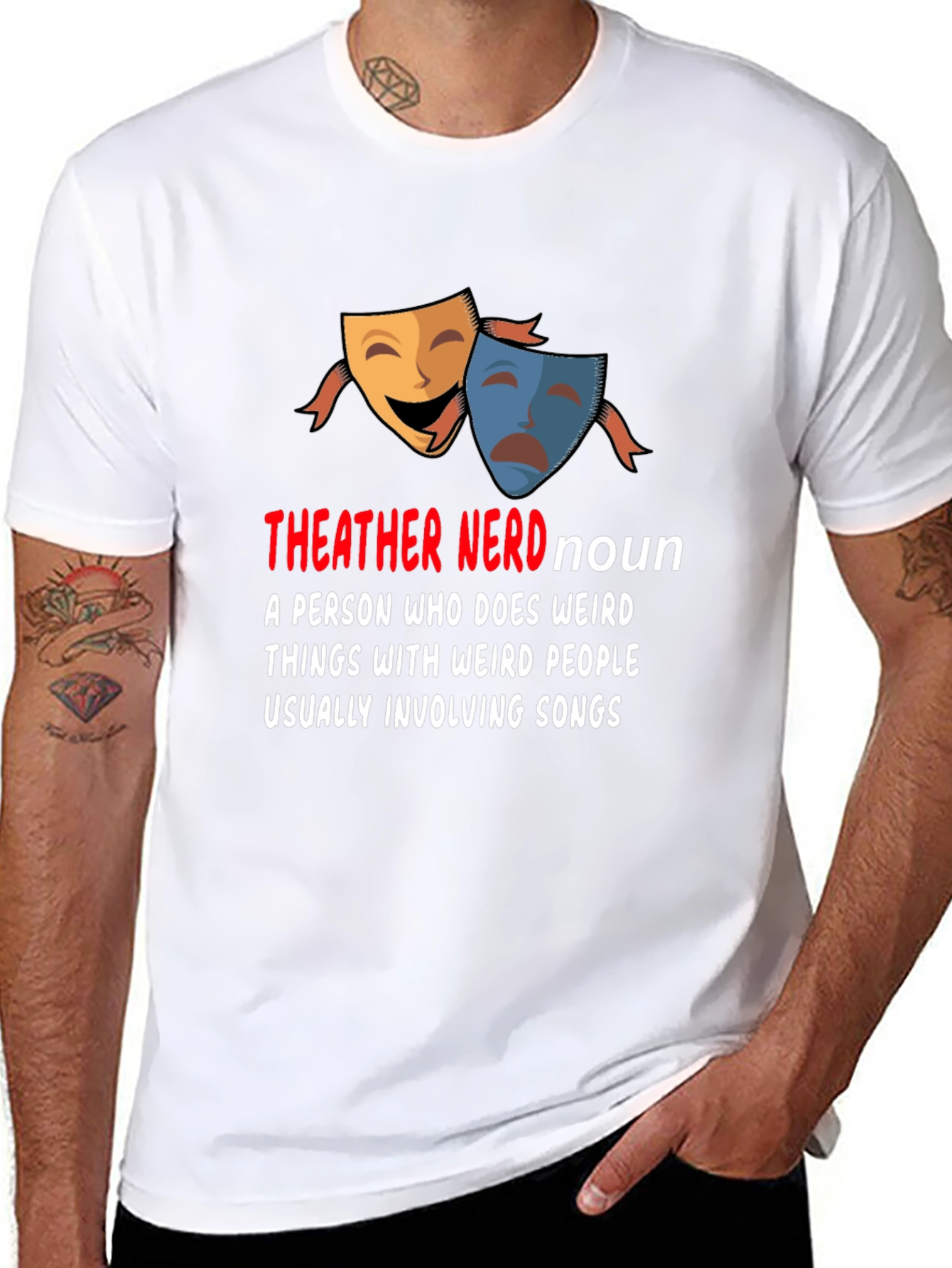 Theater Nerd T-Shirt - Drama Lover Tee