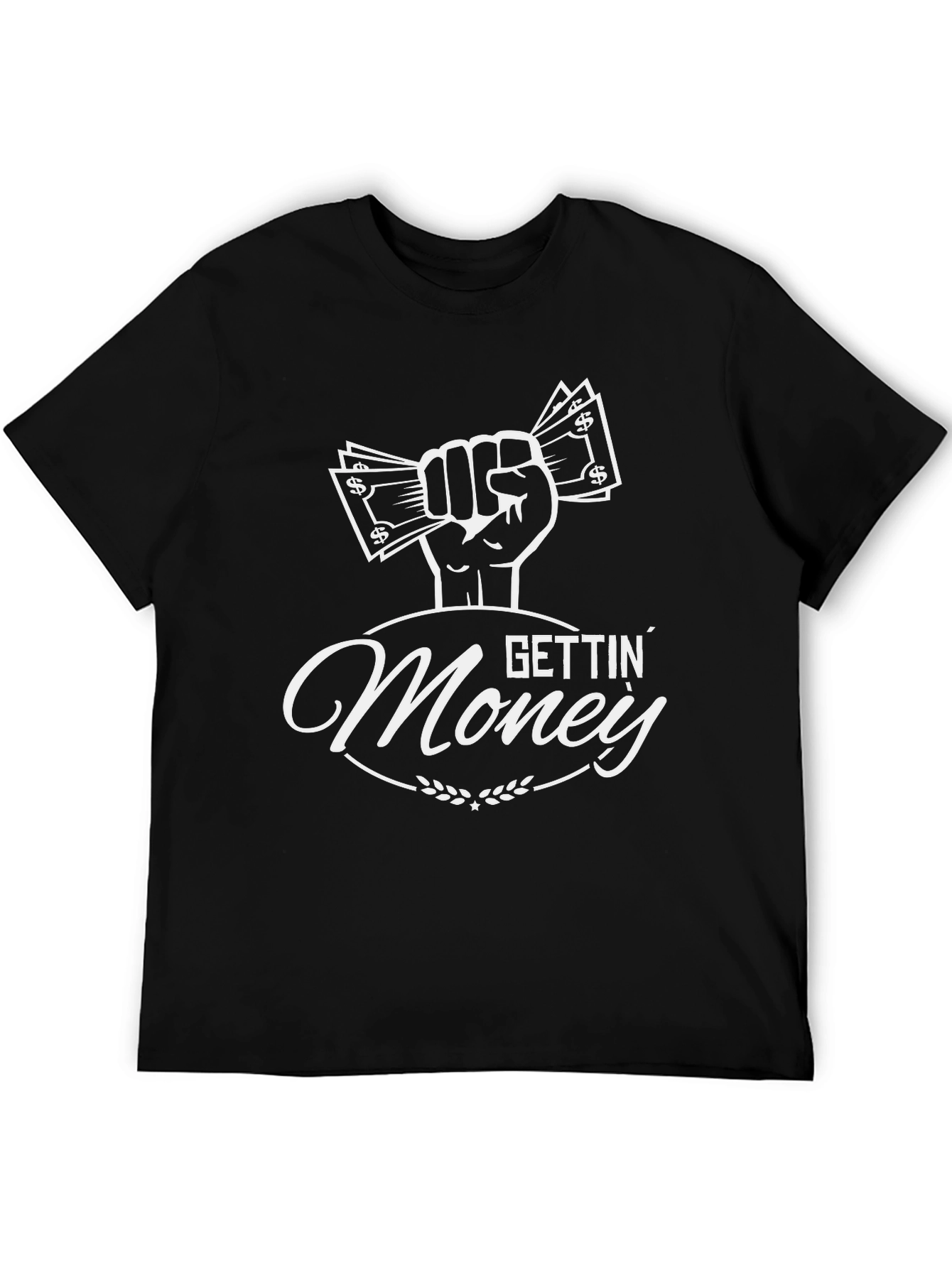 Gettin Money Graphic Print T-Shirt