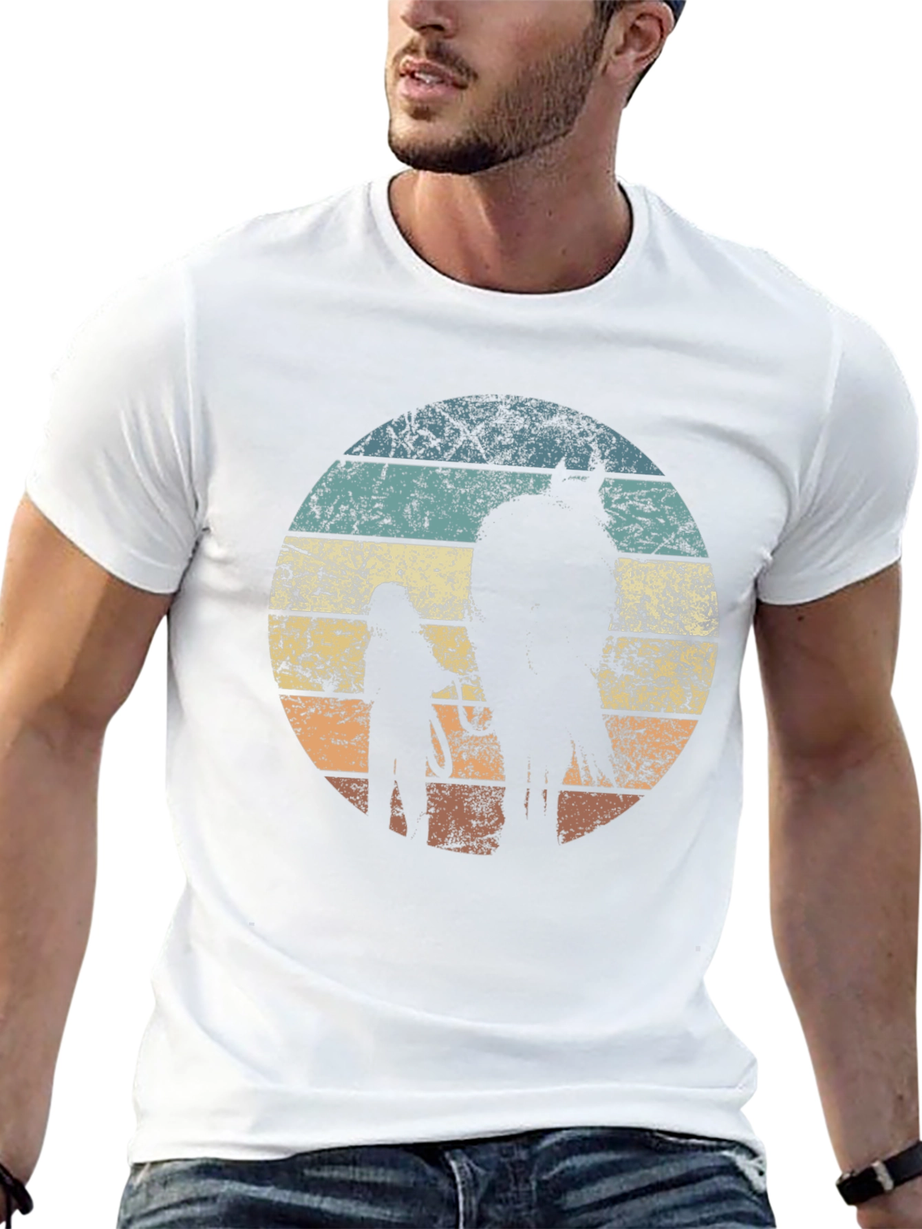 Retro Horse & Rider Graphic Tee