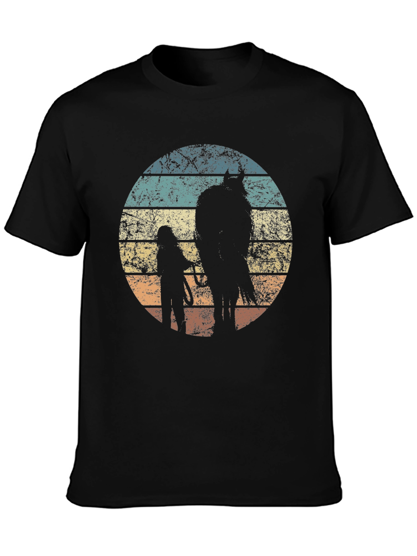 Retro Horse & Rider Graphic Tee