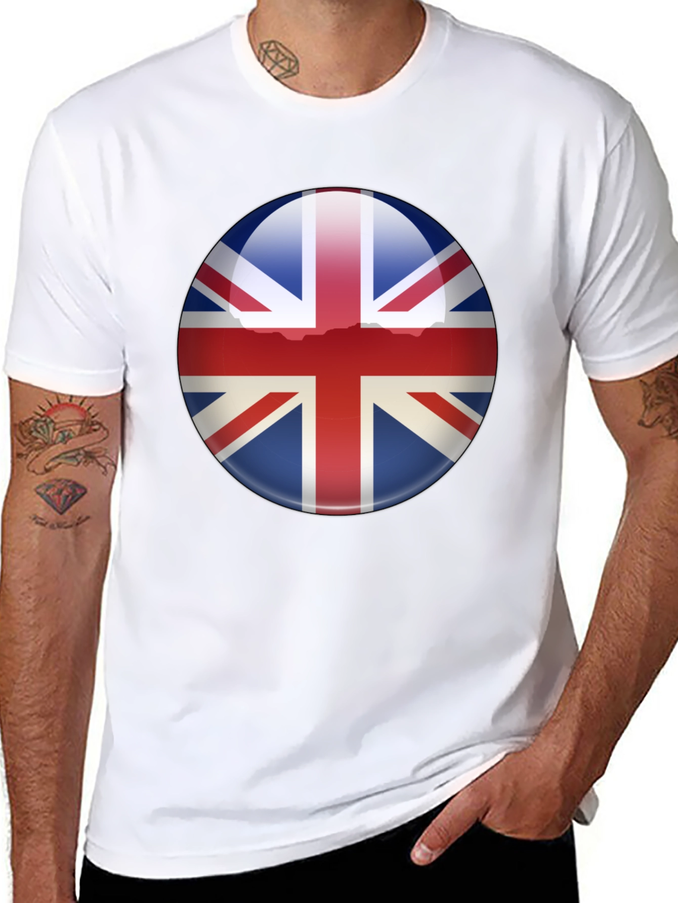 Union Jack Graphic Tee - Stylish British Pride