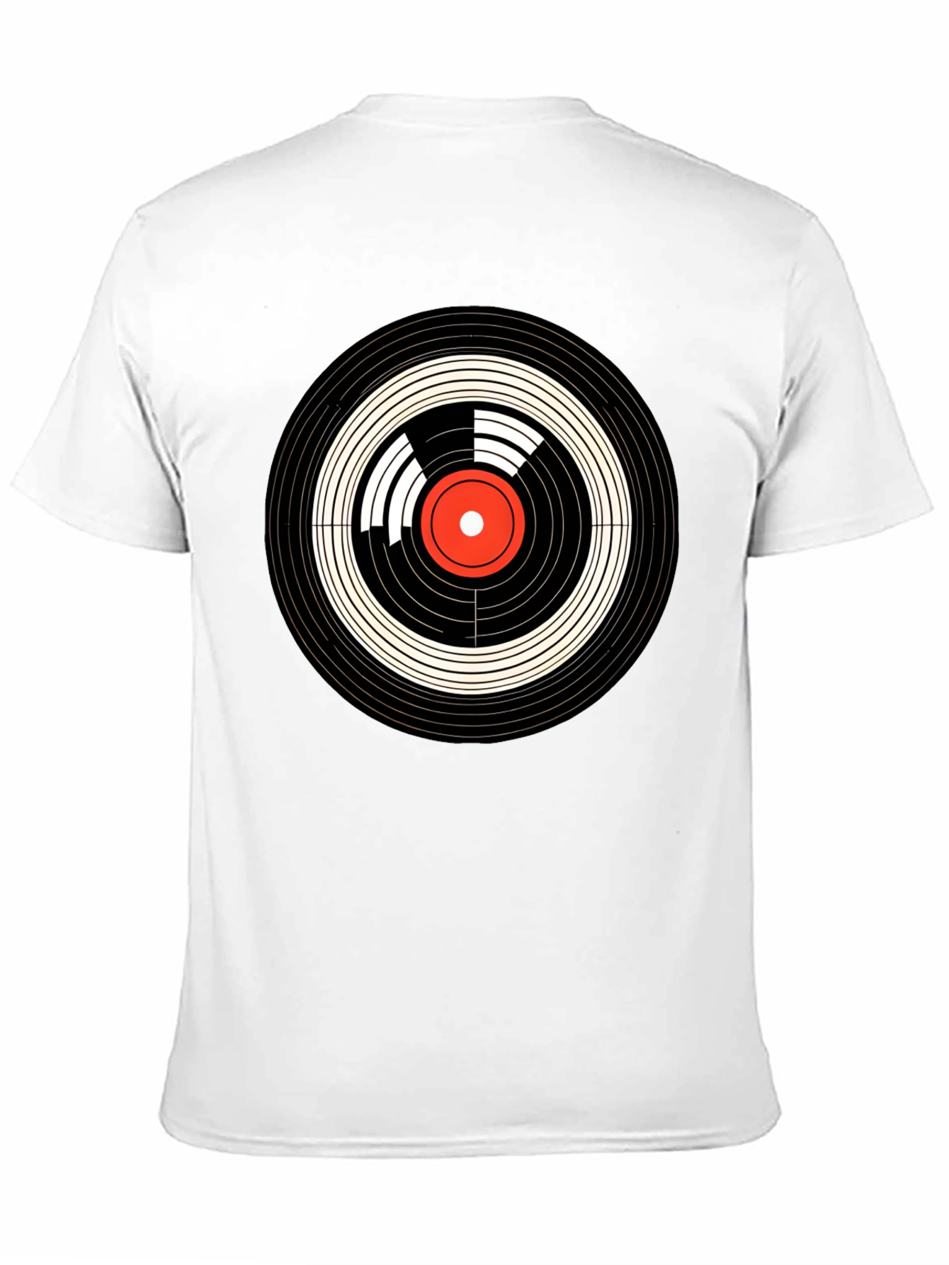 Retro Vinyl Record Target Graphic Tee