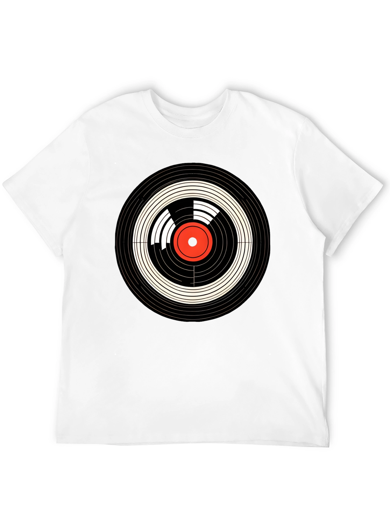 Retro Vinyl Record Target Graphic Tee