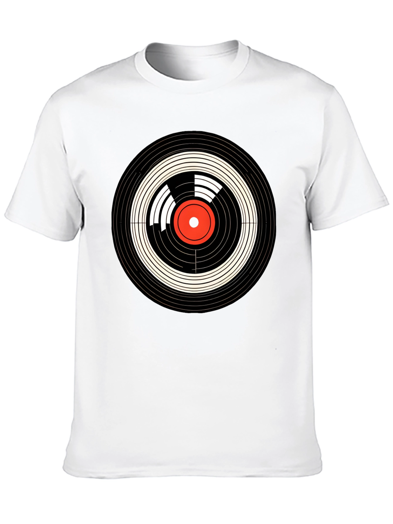 Retro Vinyl Record Target Graphic Tee