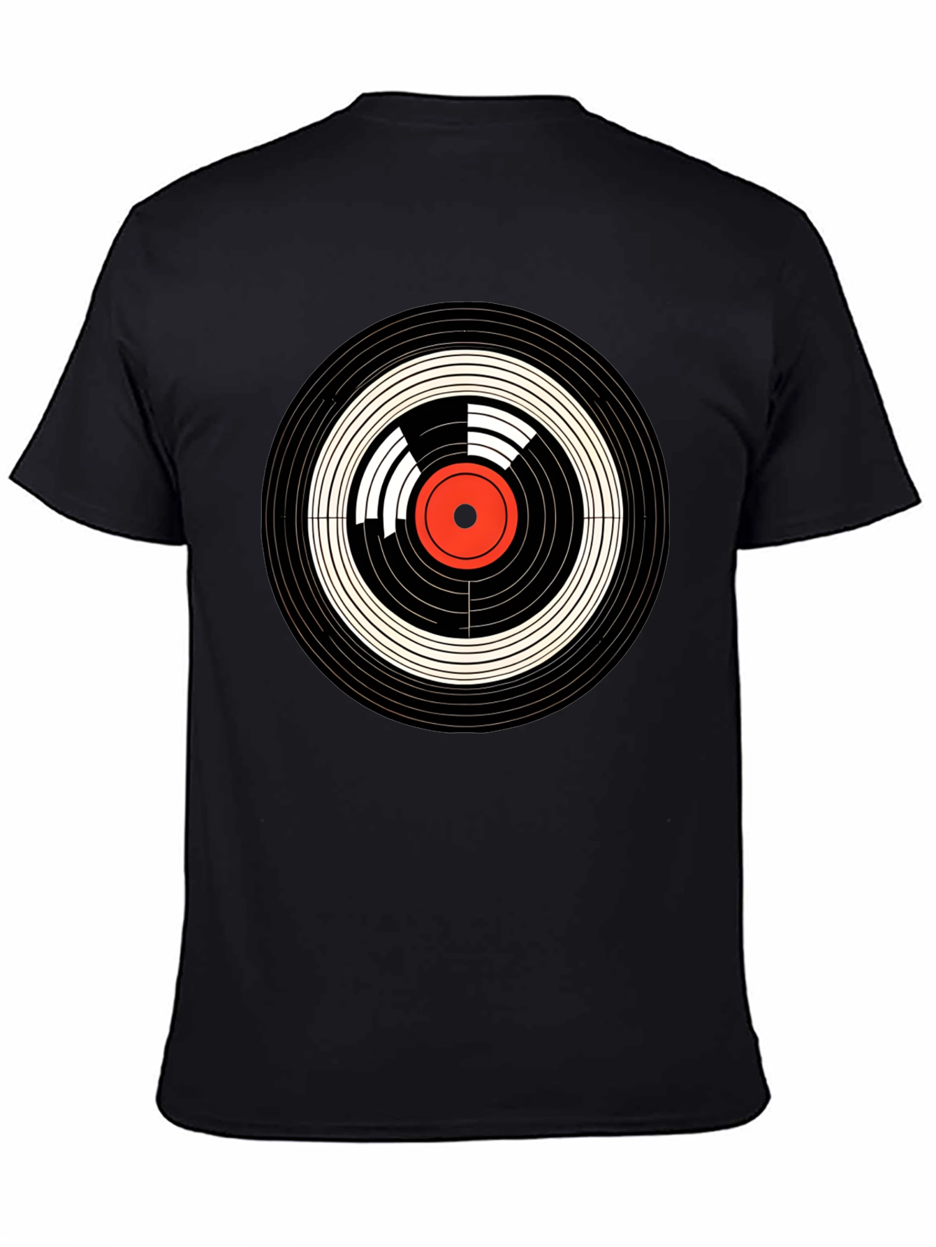 Retro Vinyl Record Target Graphic Tee