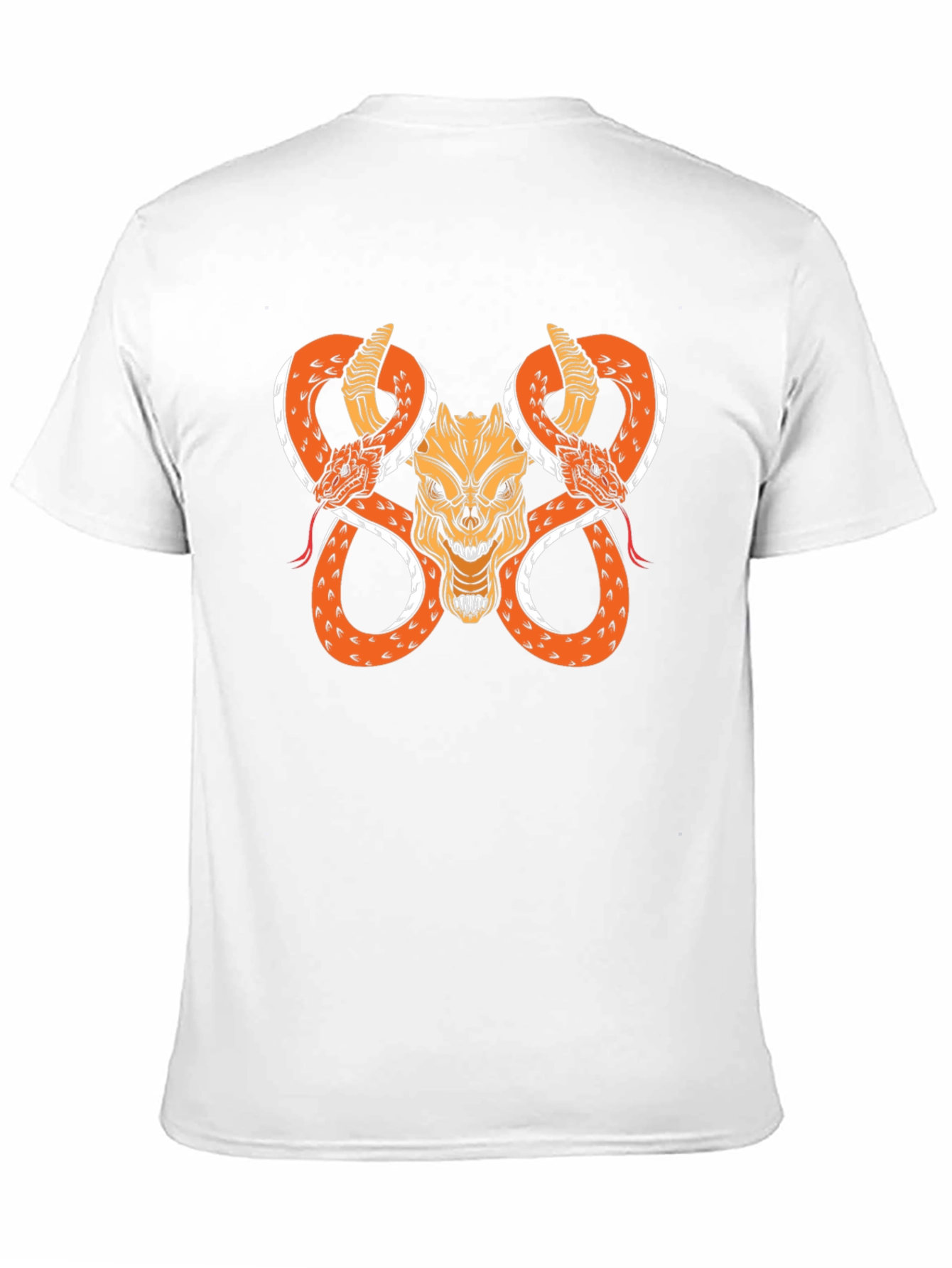 Skull & Snake Graphic Black T-Shirt