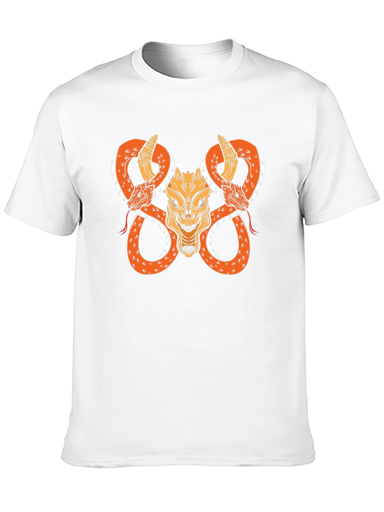 Skull & Snake Graphic Black T-Shirt