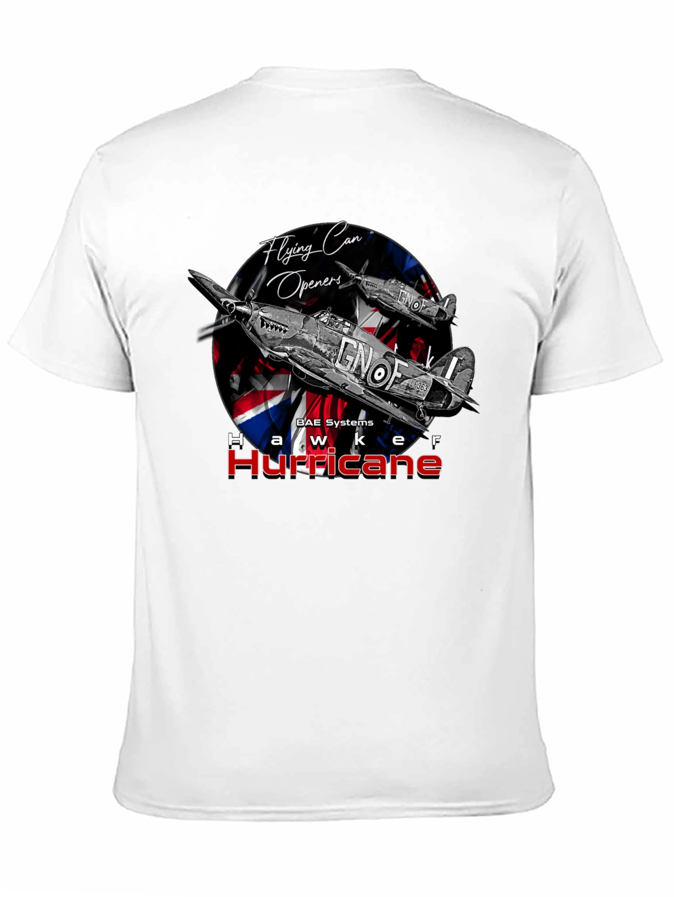 Hawker Hurricane T-Shirt - Flying Can Openers Tee