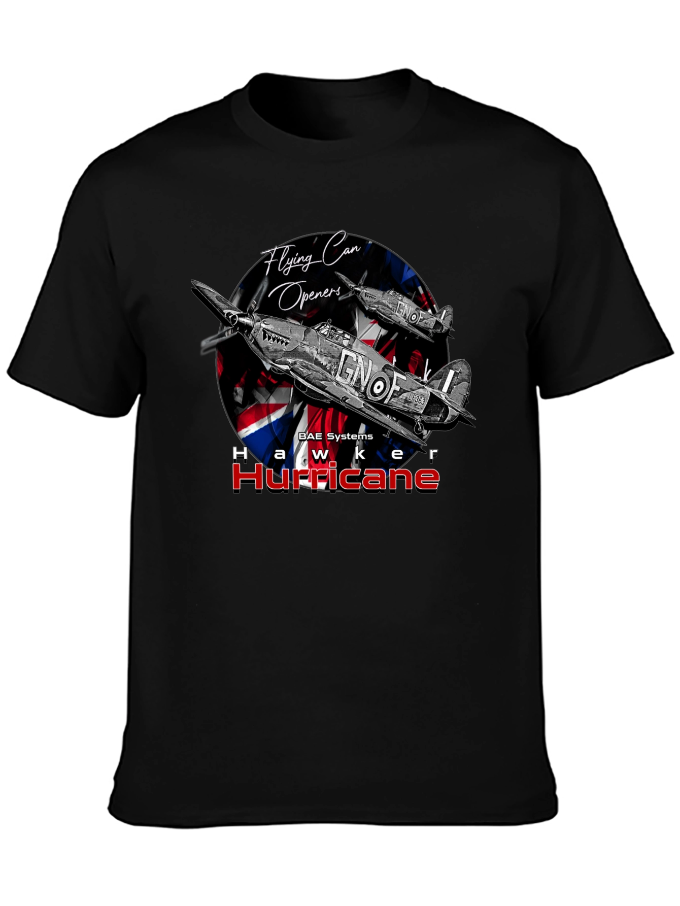 Hawker Hurricane T-Shirt - Flying Can Openers Tee