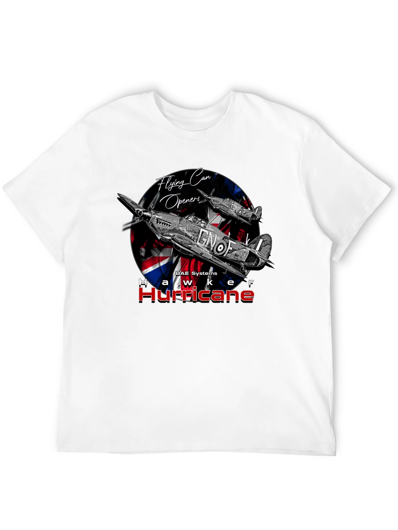 Hawker Hurricane T-Shirt - Flying Can Openers Tee