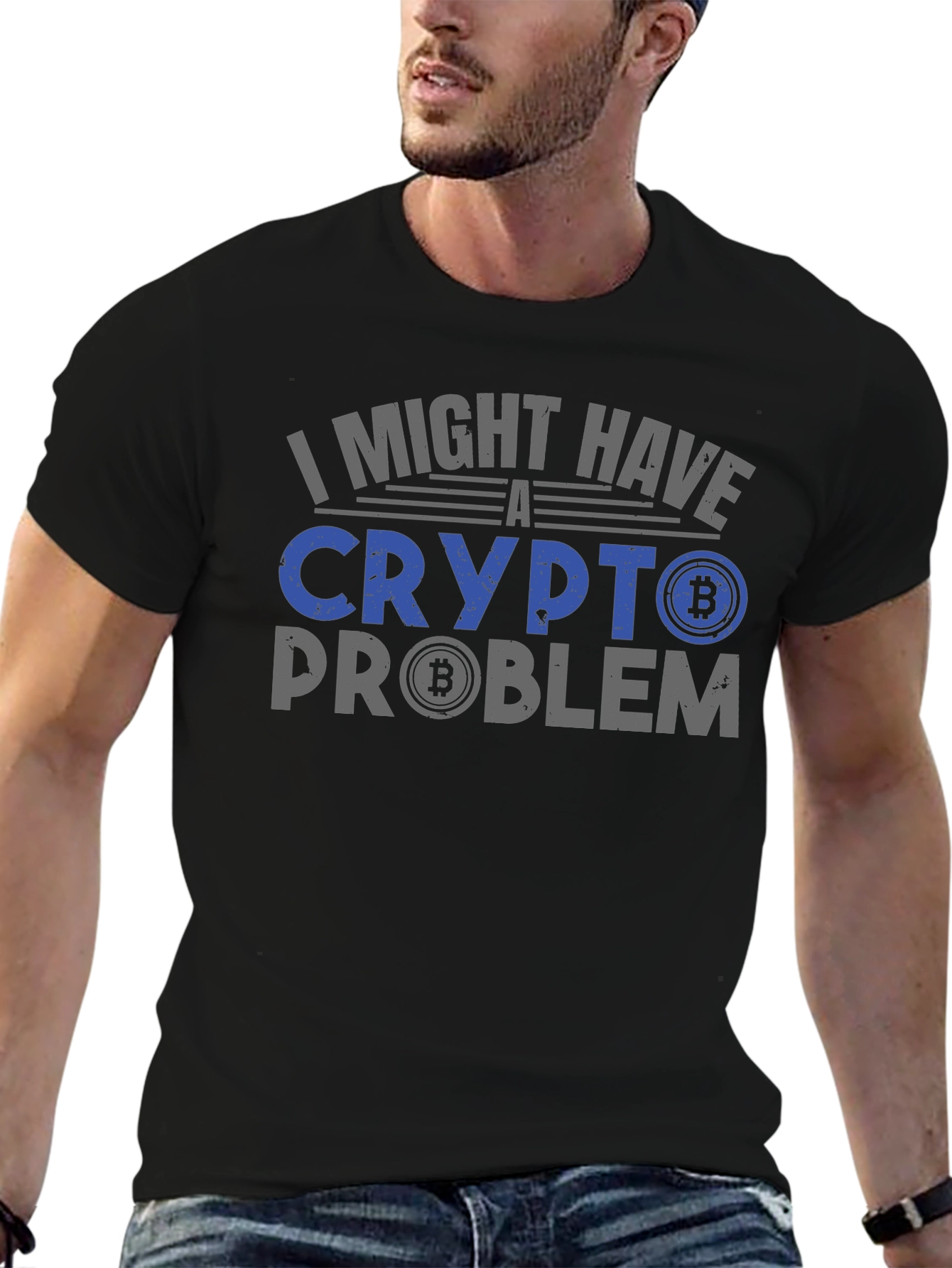 Crypto Problem T-Shirt - Bitcoin Design
