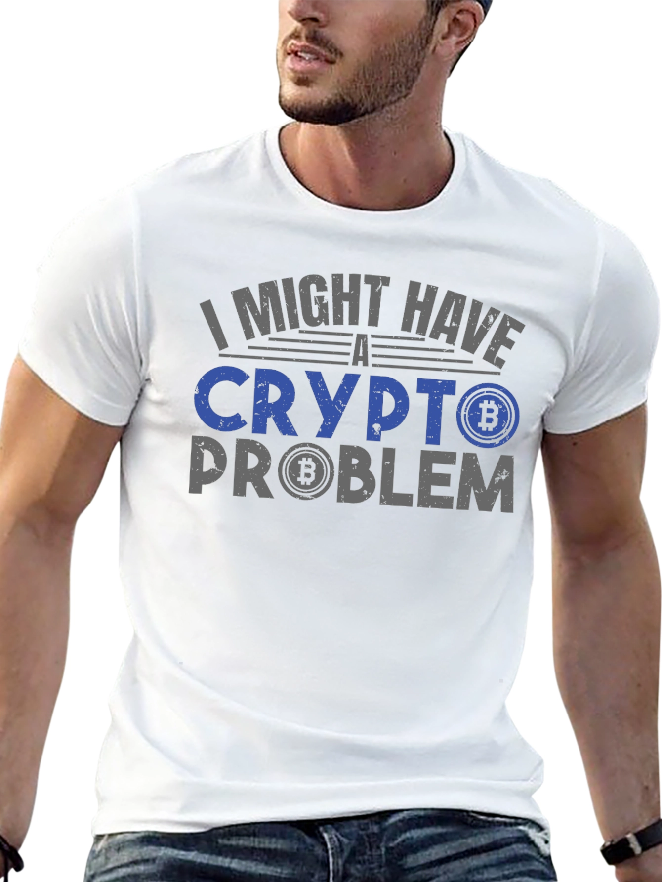 Crypto Problem T-Shirt - Bitcoin Design