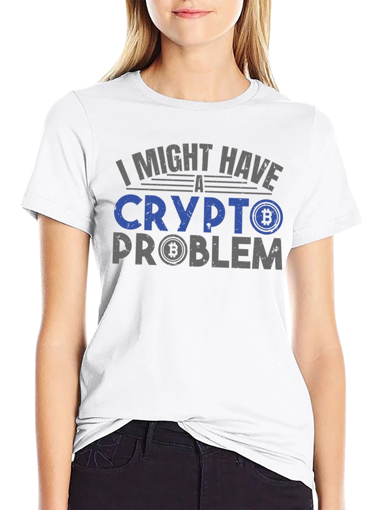Crypto Problem T-Shirt - Bitcoin Design