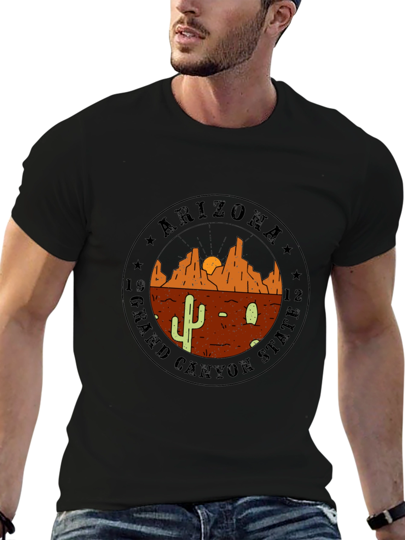 Arizona Grand Canyon State Black T-Shirt