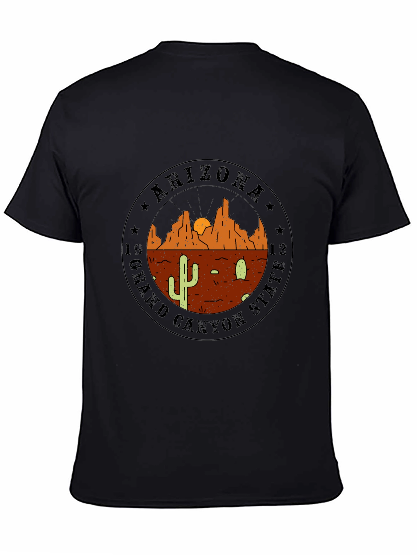 Arizona Grand Canyon State Black T-Shirt