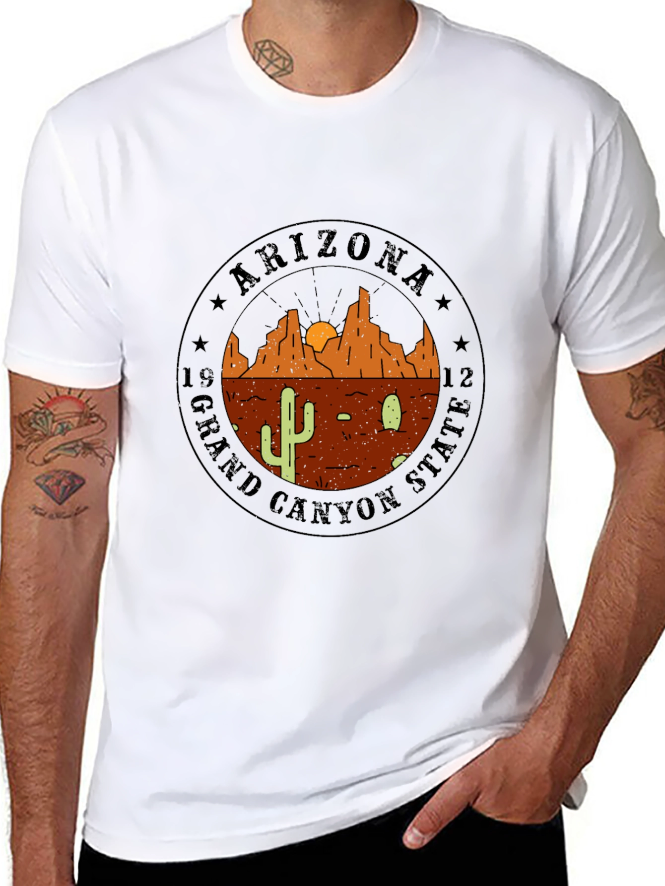 Arizona Grand Canyon State Black T-Shirt