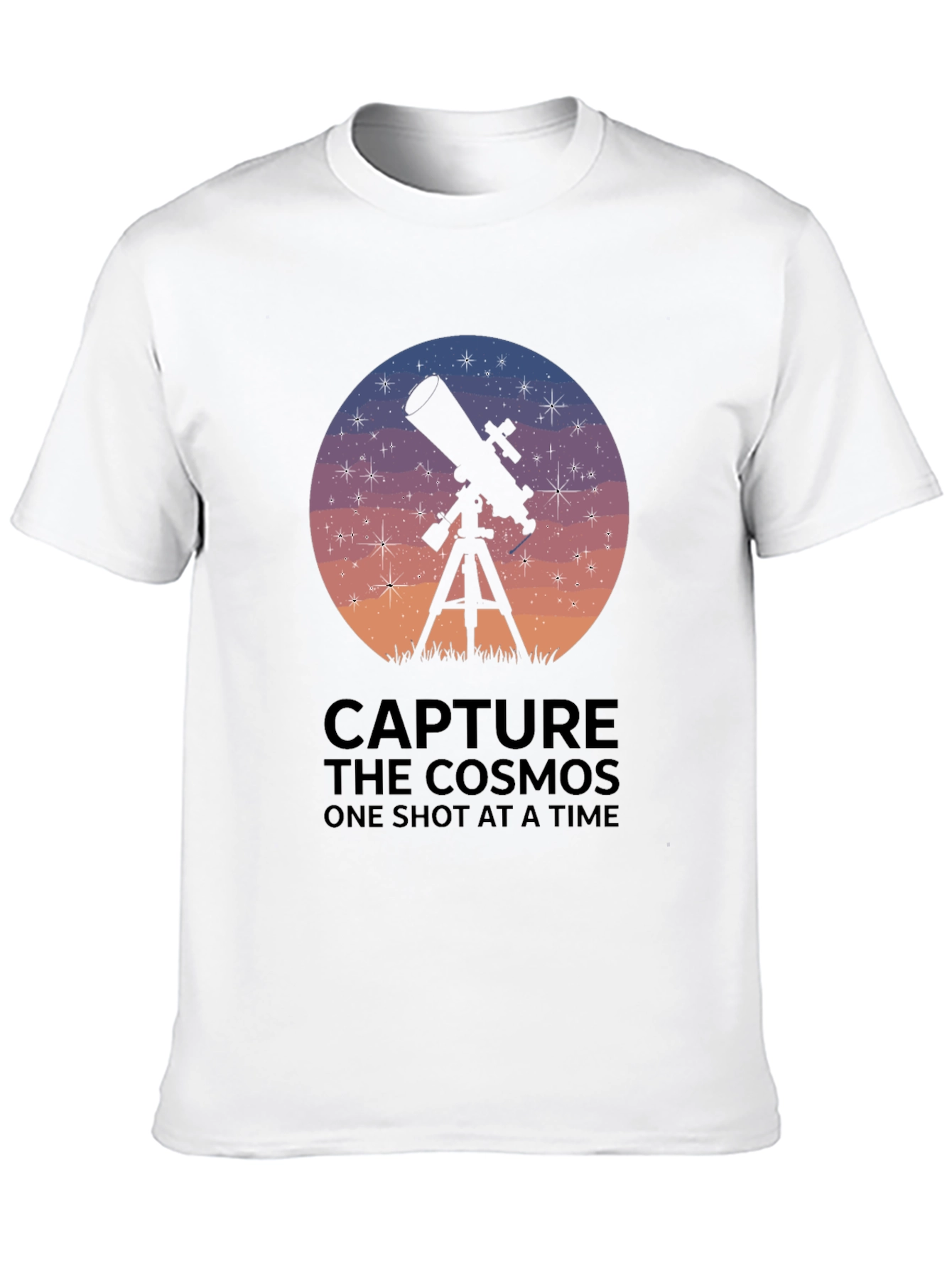 Capture the Cosmos Telescope Graphic T-Shirt