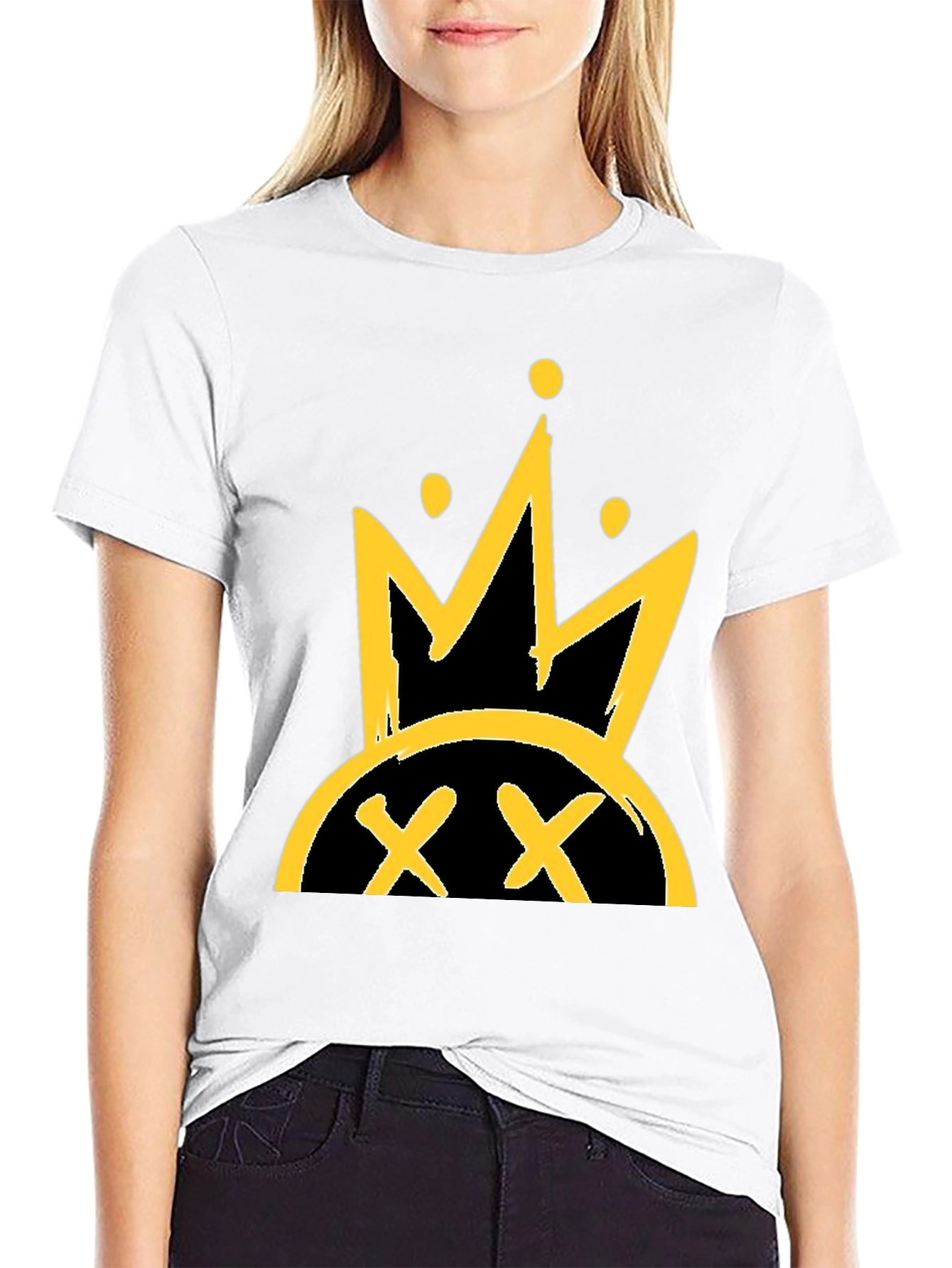 Crown Graphic Black T-Shirt