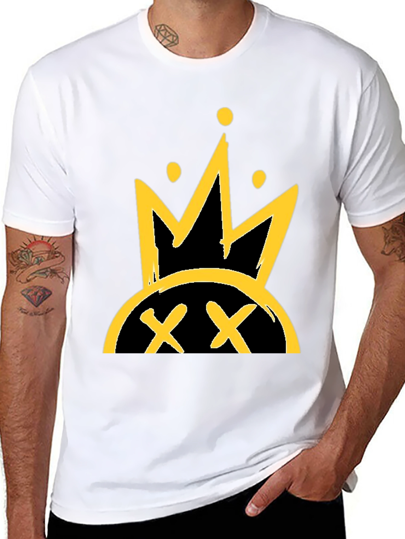 Crown Graphic Black T-Shirt