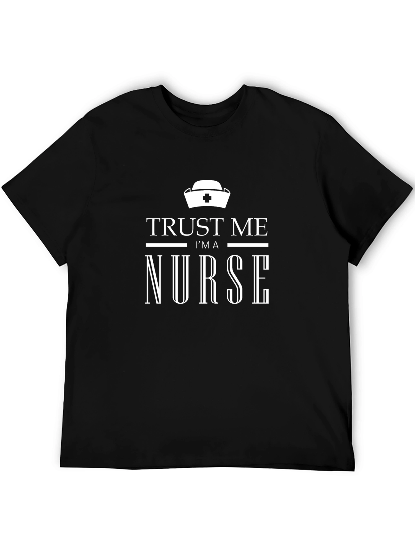 Trust Me Im a Nurse Graphic Tee - Black