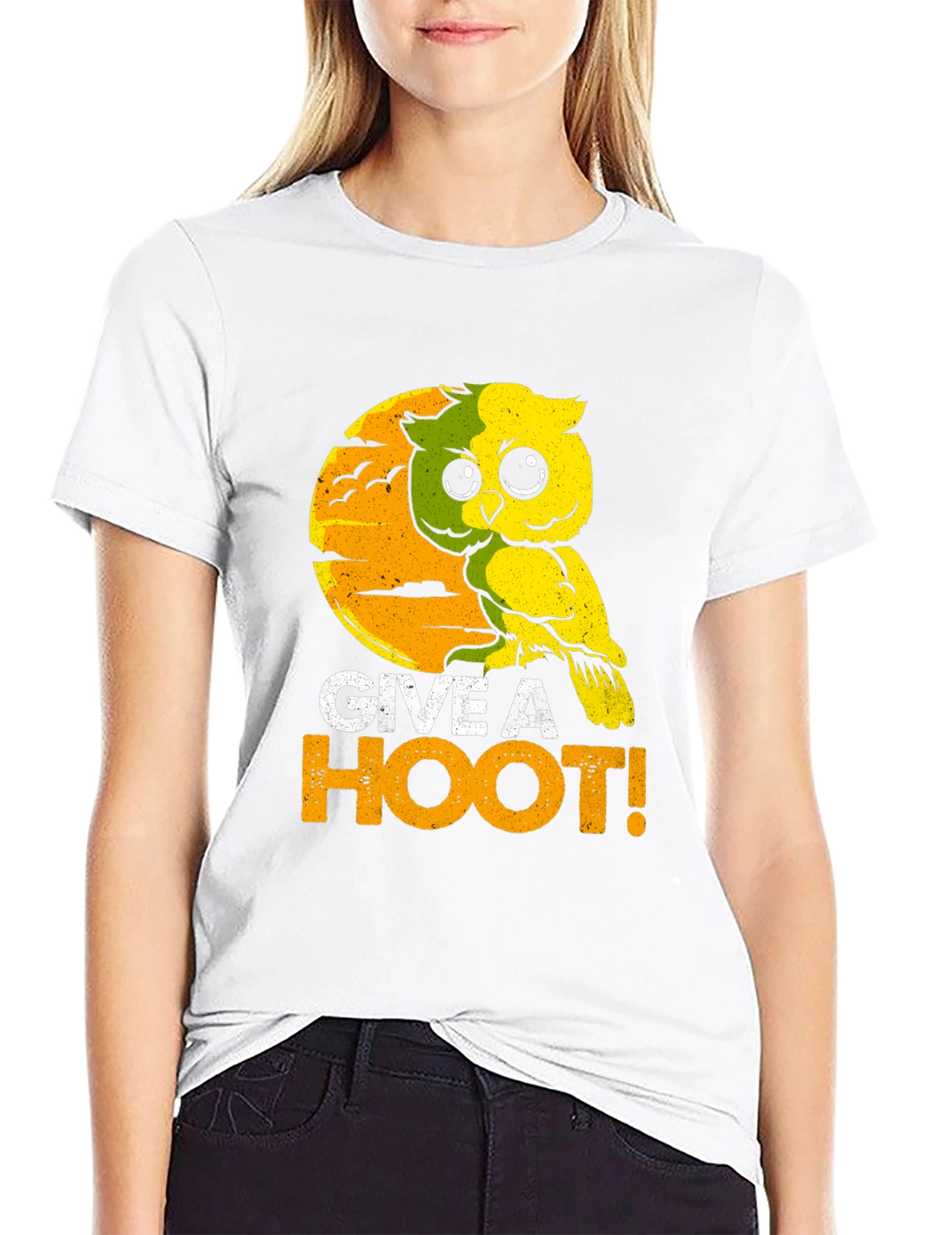 Give a Hoot T-Shirt - Owl Graphic Tee