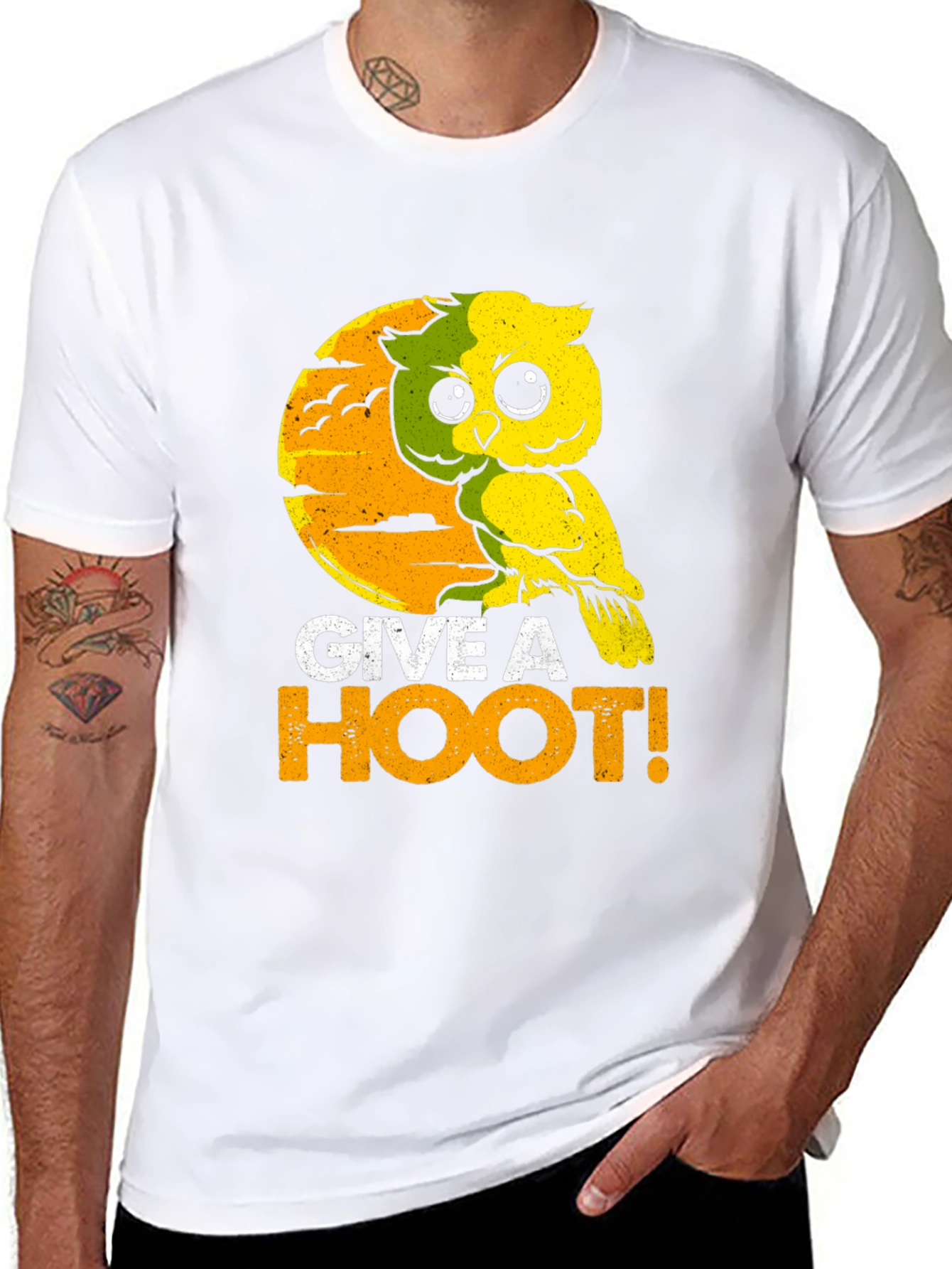 Give a Hoot T-Shirt - Owl Graphic Tee