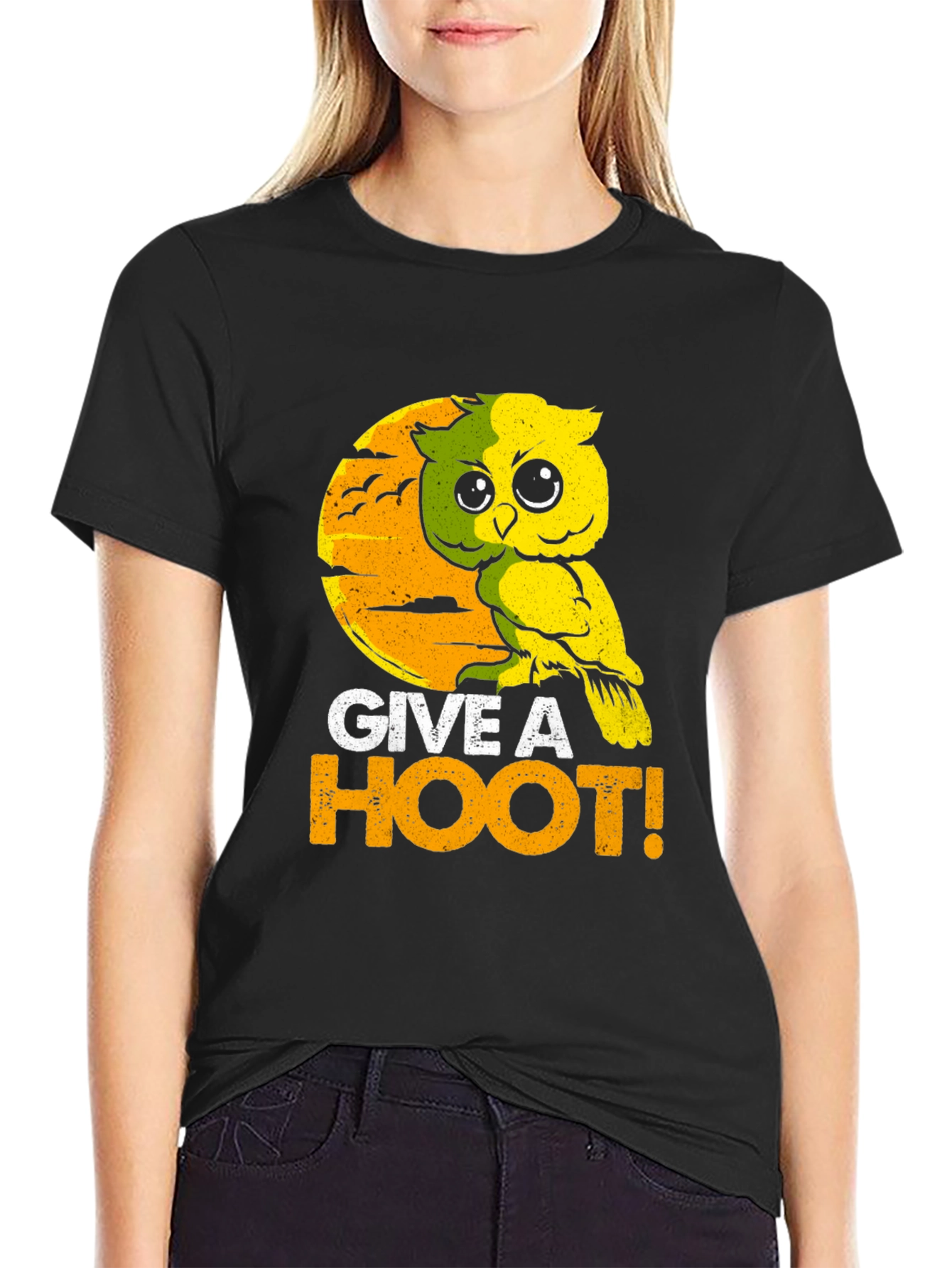 Give a Hoot T-Shirt - Owl Graphic Tee