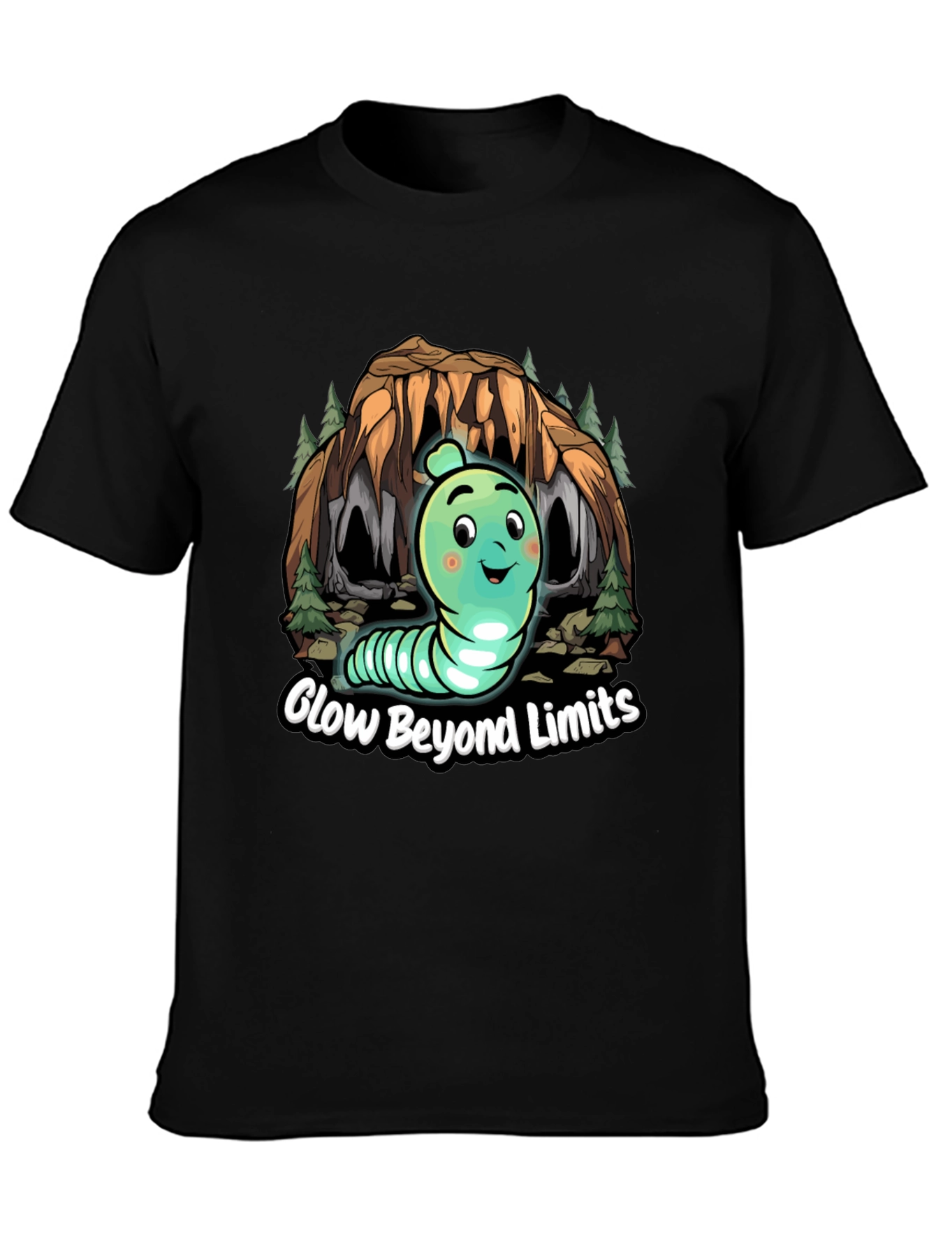 Glow Beyond Limits T-Shirt - Fun Graphic Tee