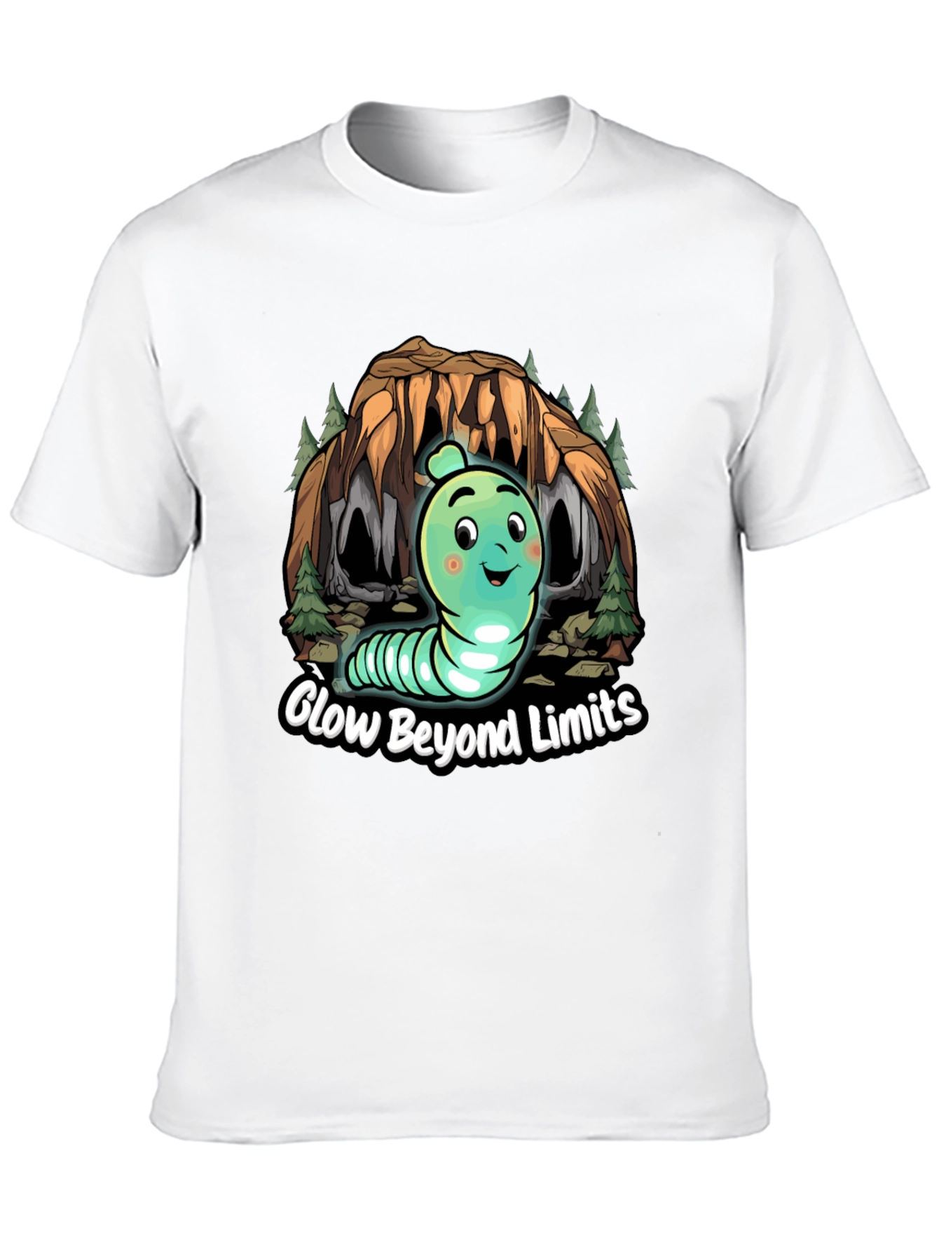 Glow Beyond Limits T-Shirt - Fun Graphic Tee