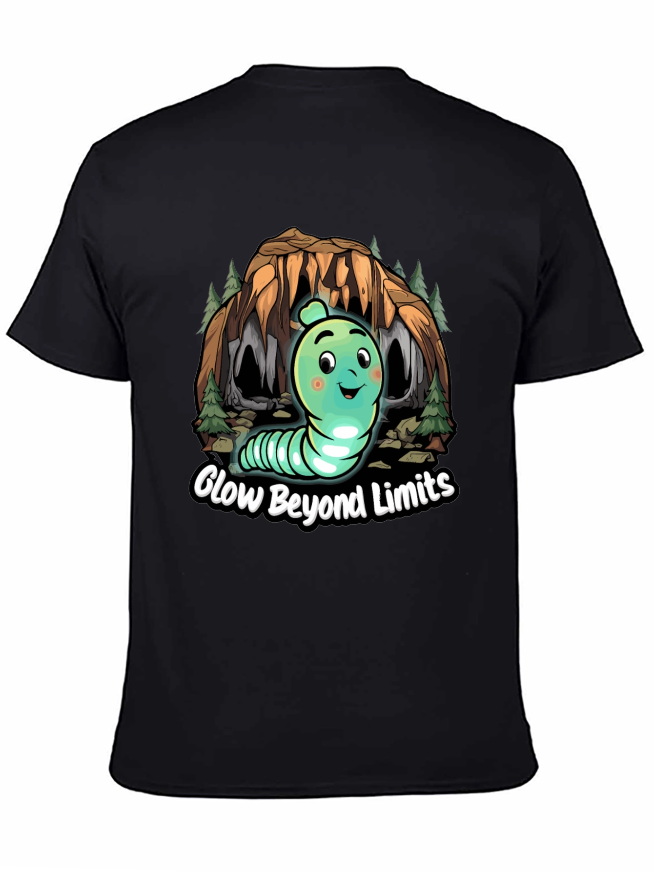 Glow Beyond Limits T-Shirt - Fun Graphic Tee