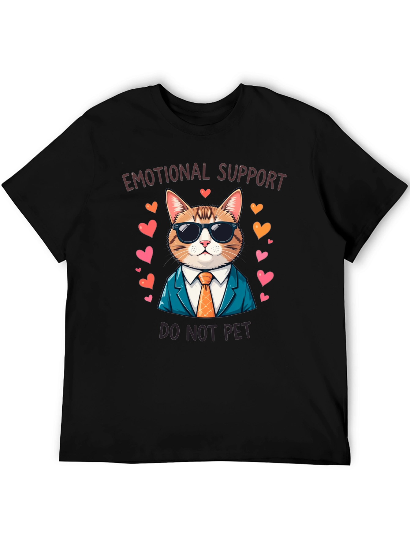 Emotional Support Cat T-Shirt - Do Not Pet!