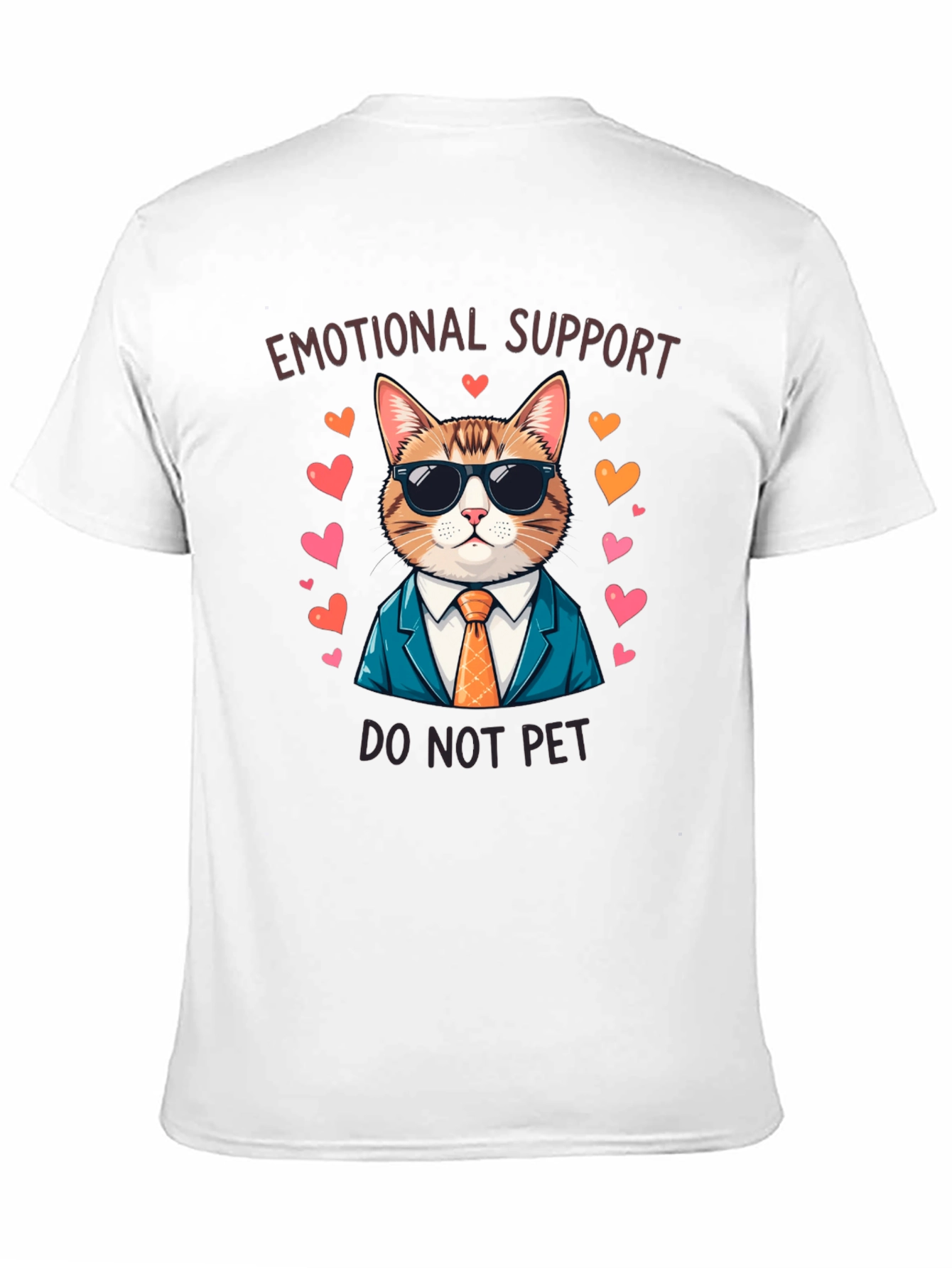 Emotional Support Cat T-Shirt - Do Not Pet!