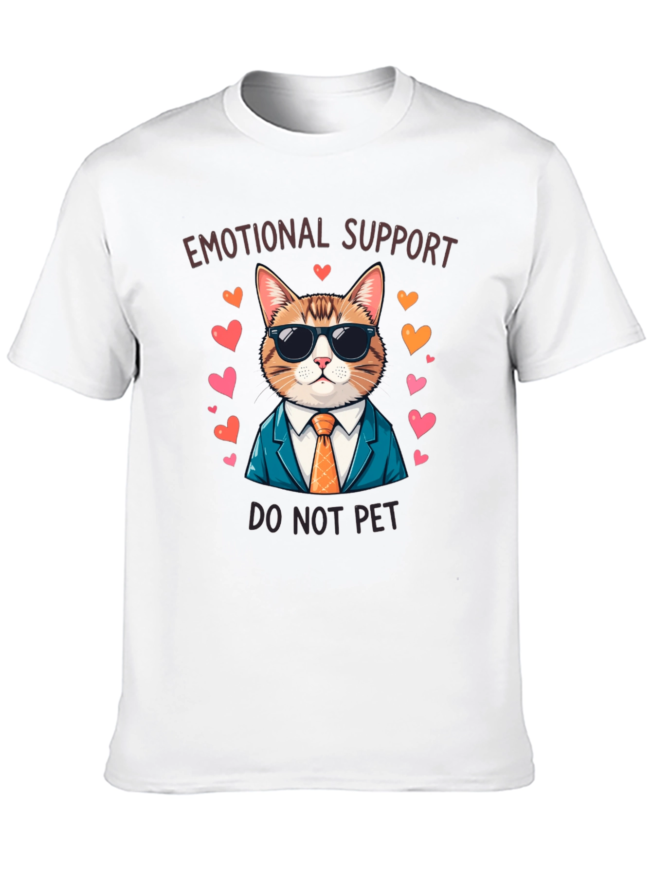 Emotional Support Cat T-Shirt - Do Not Pet!