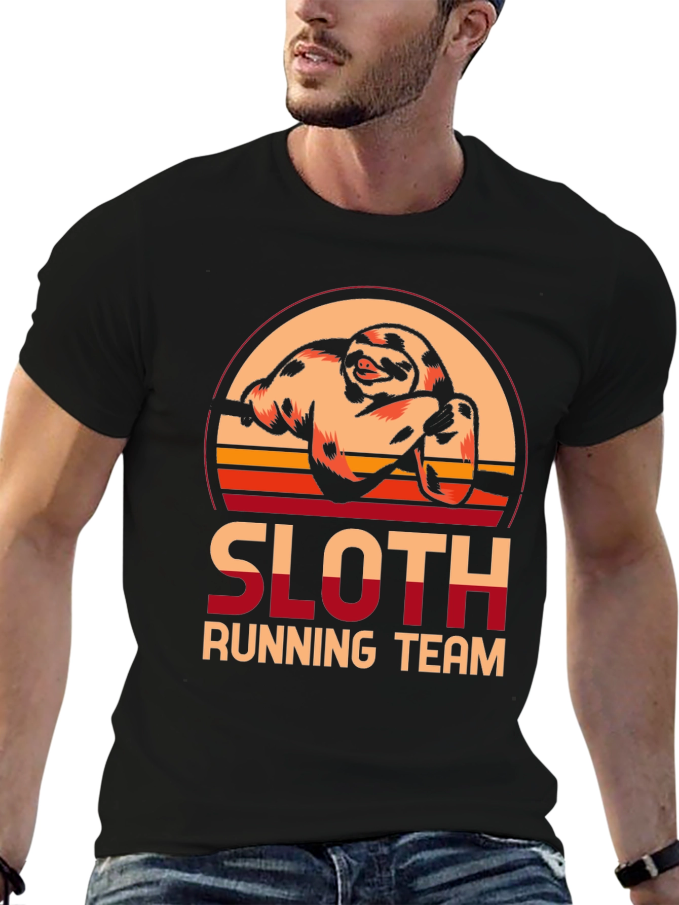 Sloth Running Team Graphic Tee