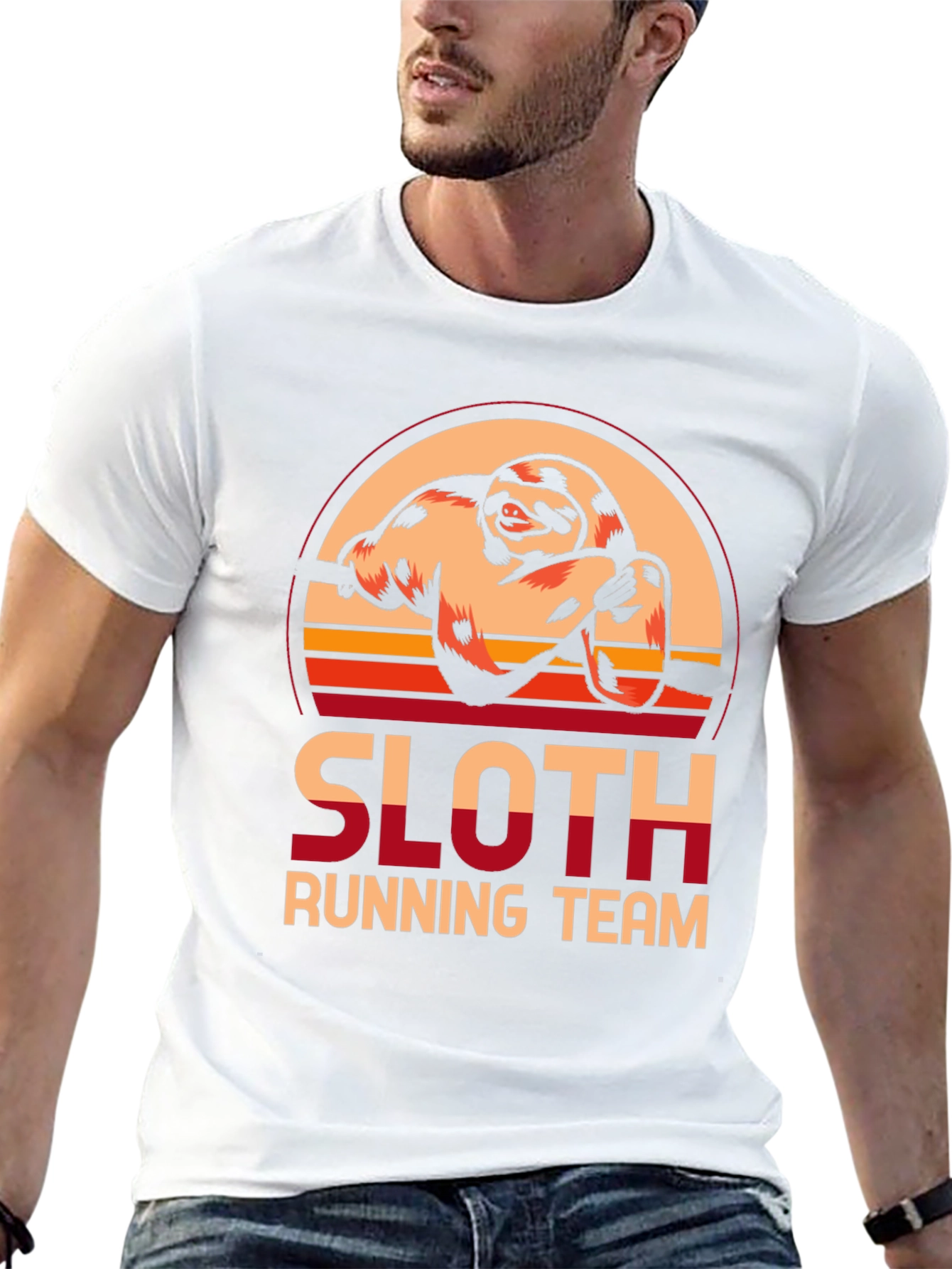 Sloth Running Team Graphic Tee