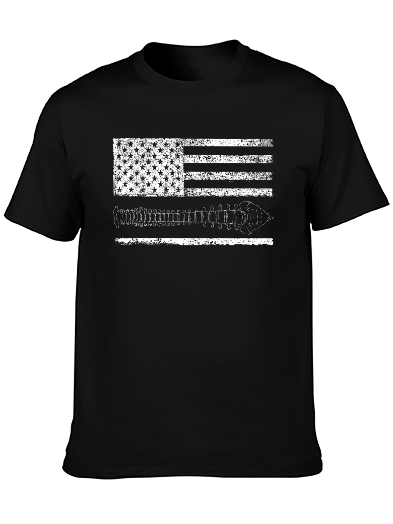 Chiropractor USA Flag T-Shirt