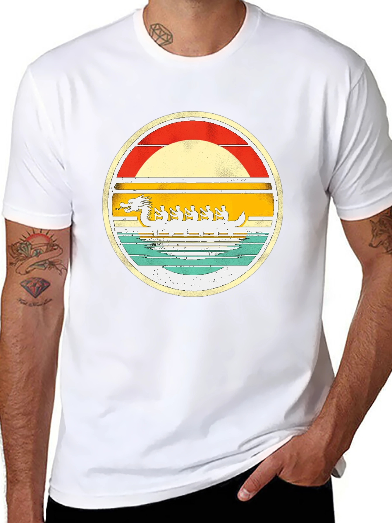 Dragon Boat Festival T-Shirt - Retro Graphic Tee