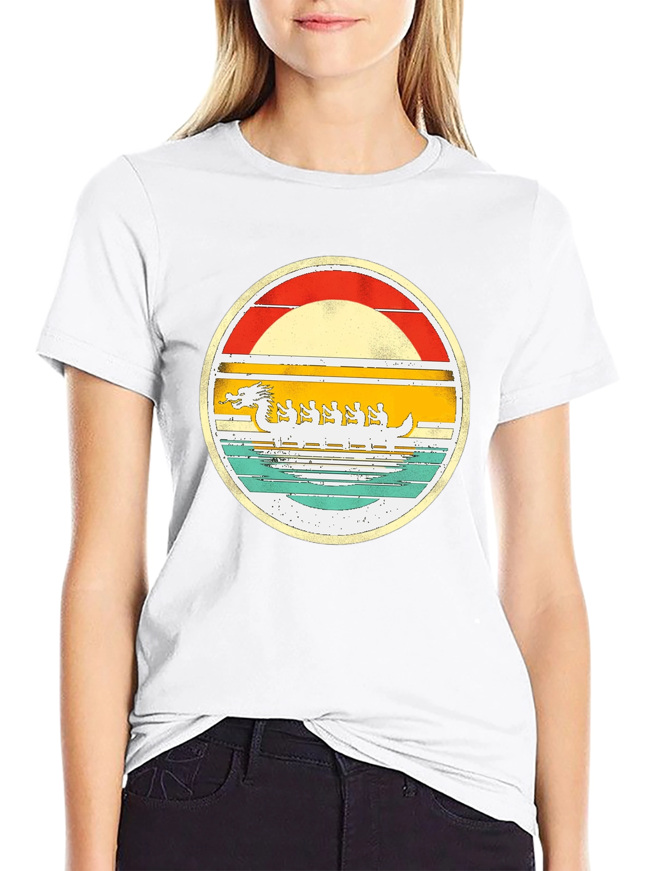 Dragon Boat Festival T-Shirt - Retro Graphic Tee