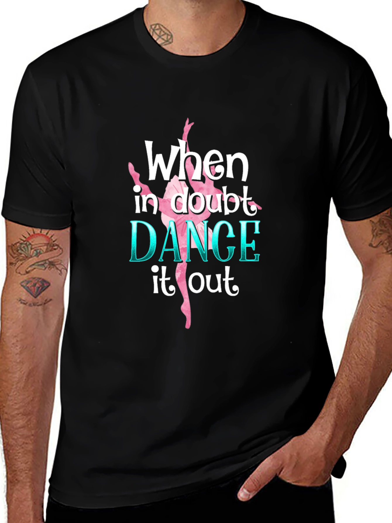 Dance It Out T-Shirt - Black