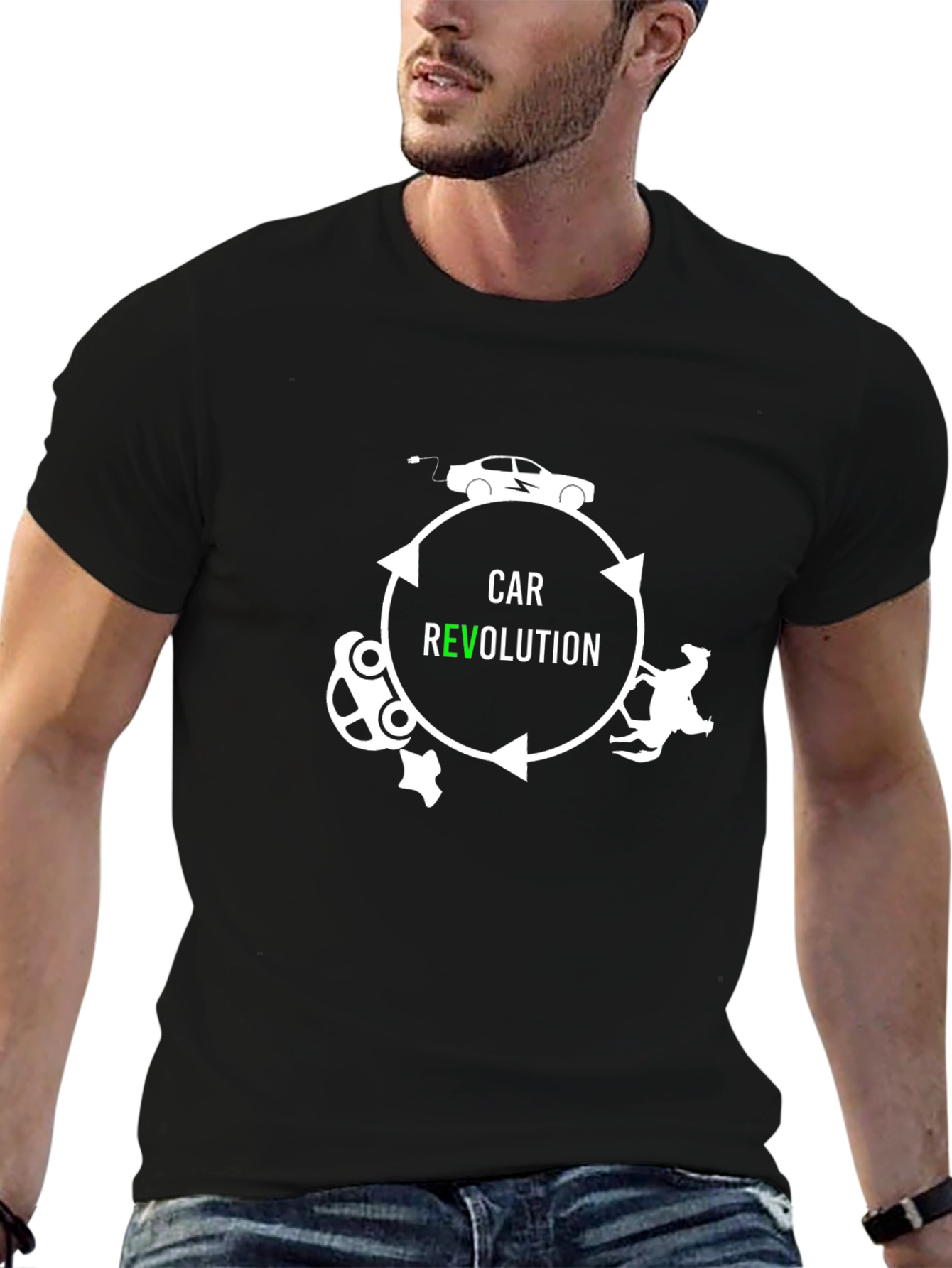 Car Revolution T-Shirt - Electric Vehicle Design