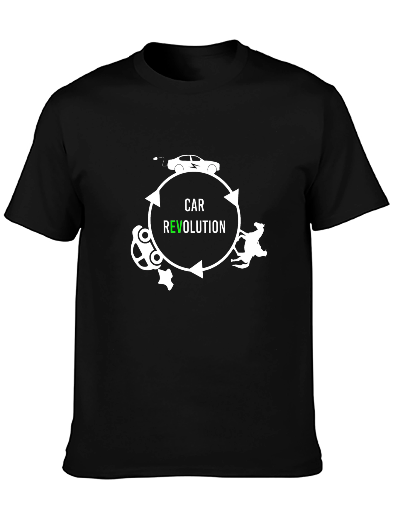 Car Revolution T-Shirt - Electric Vehicle Design
