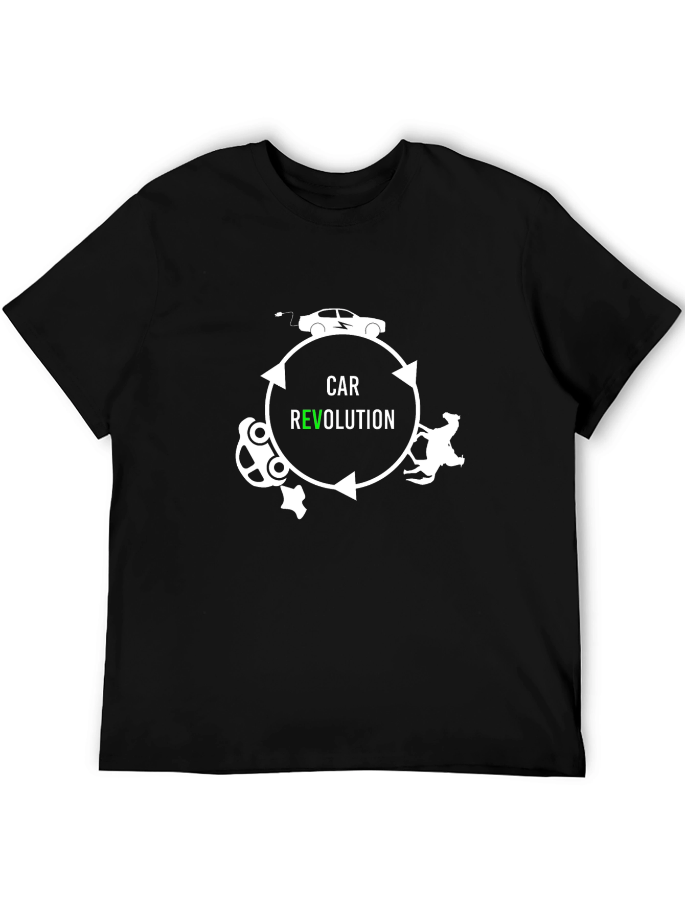 Car Revolution T-Shirt - Electric Vehicle Design