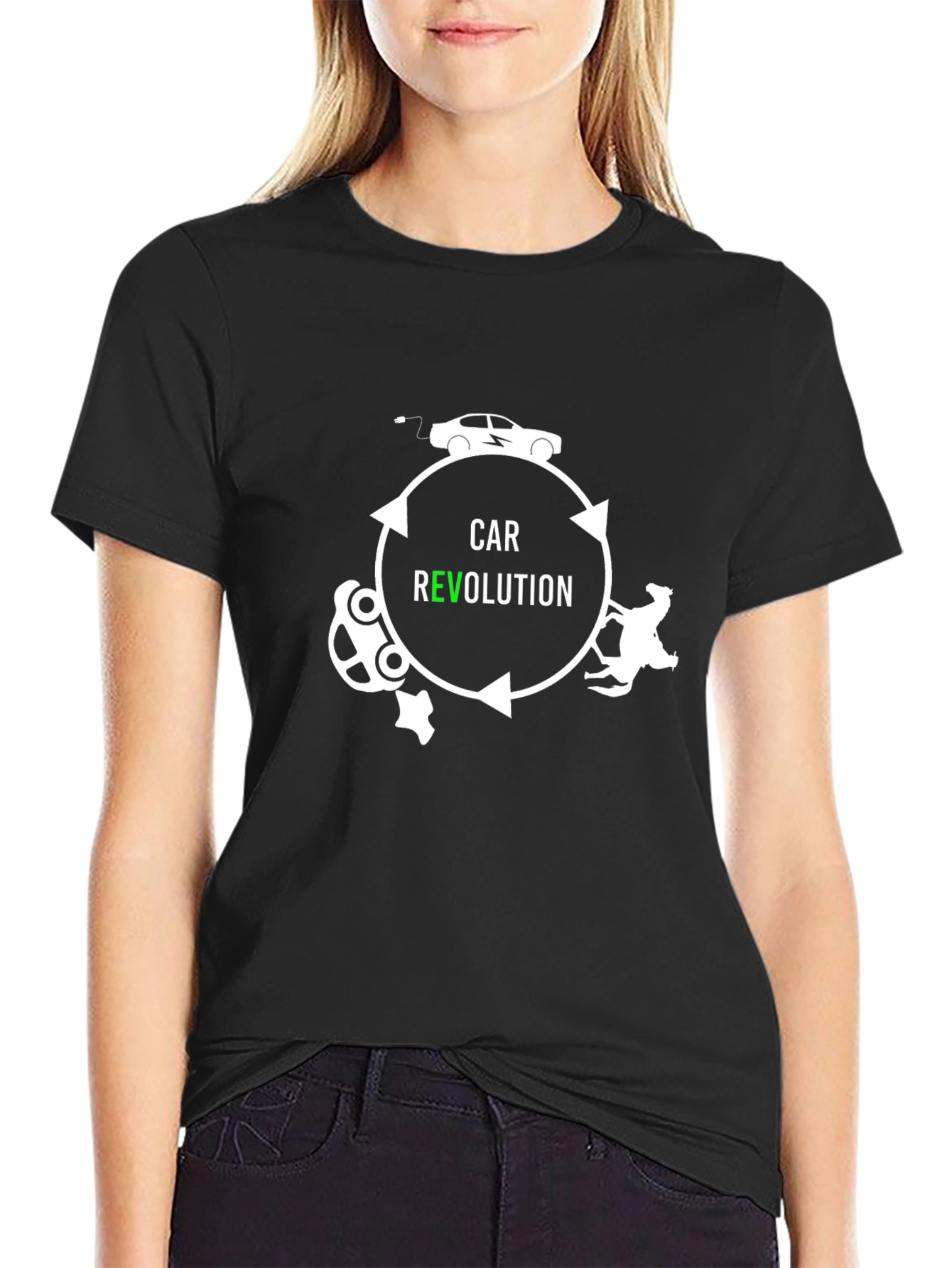 Car Revolution T-Shirt - Electric Vehicle Design