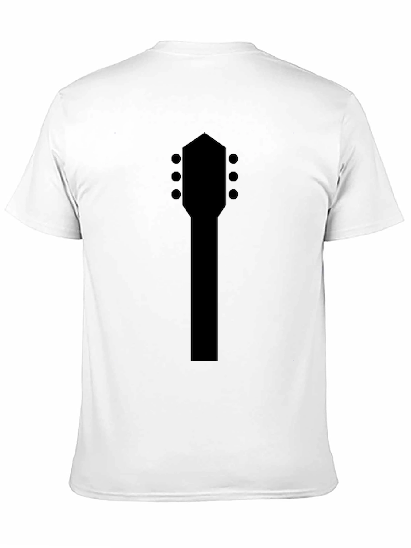 Guitar Headstock Black T-Shirt