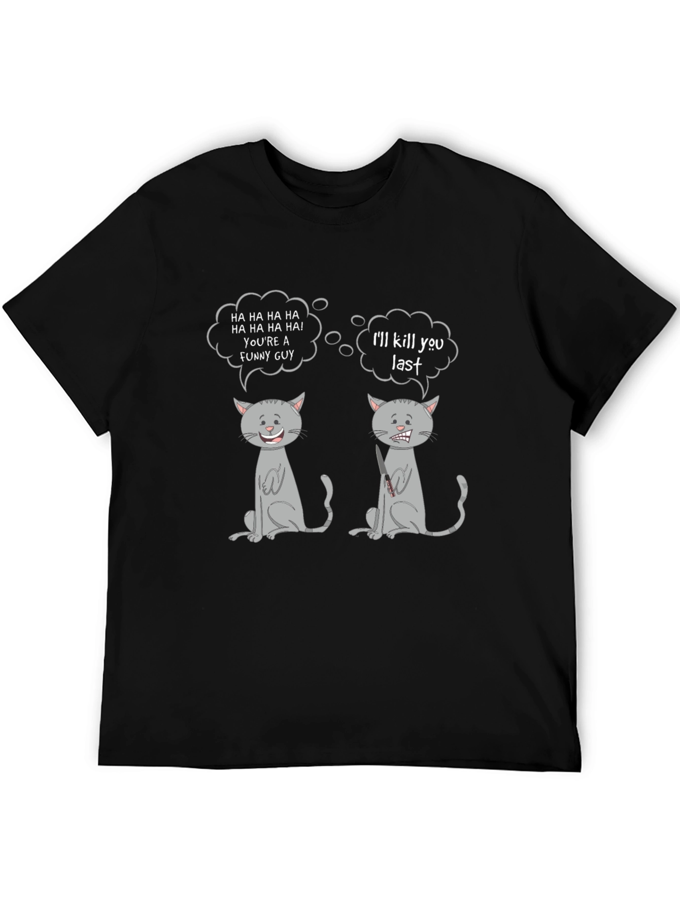 Funny Cat T-Shirt: Comedy & Revenge Humor Tee