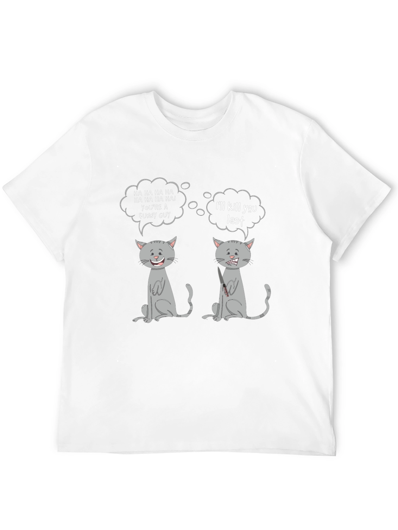 Funny Cat T-Shirt: Comedy & Revenge Humor Tee